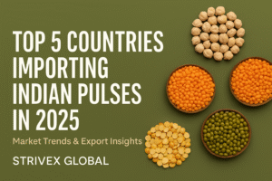 Top 5 countries importing indian pulses in 2025