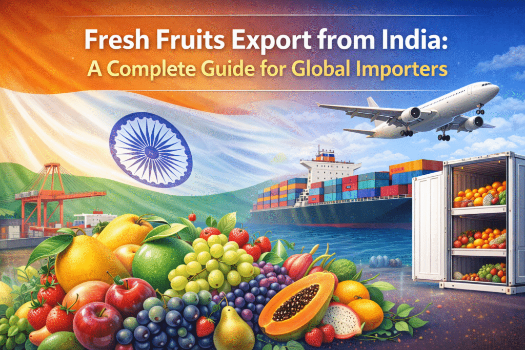 Fresh Fruits Export from India: A Complete Guide for Global Importers